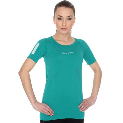 2. Brubeck Athletic Damen T-Shirt Azurgrün SS11080