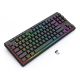 6. REDRAGON K516RGB-PRO SHIVA PRO 87 Tastatur USB + RF Wireless + Bluetooth Schwarz