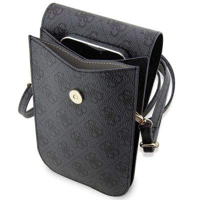 4. Guess 4G Stripe Handtasche – Schwarz