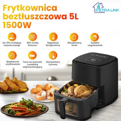 24. Extralink Home SJ-520 5L | Fritteuse | 5L