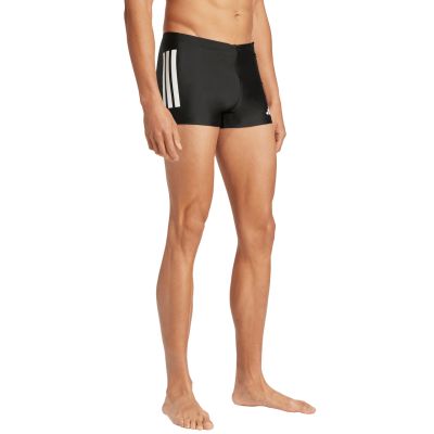 4. adidas Herren-Badeshorts mit 3 Streifen, 5 cm lang, Schwarz, JN6533