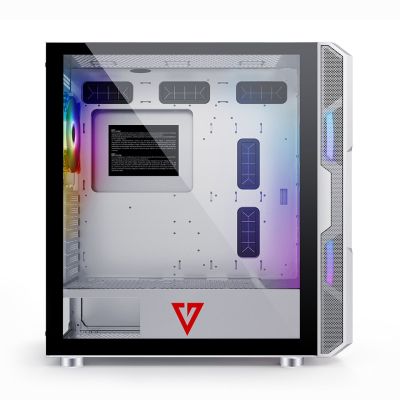 10. MODECOM VOLCANO AMIRANI ARGB WEISSES COMPUTERGEHÄUSE
