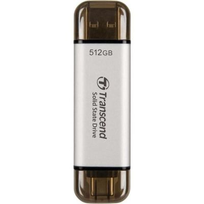 2. Transcend ESD310 512 GB USB Typ-A auf USB Typ-C 3.2 Gen 2 (3.1 Gen 2) Silber