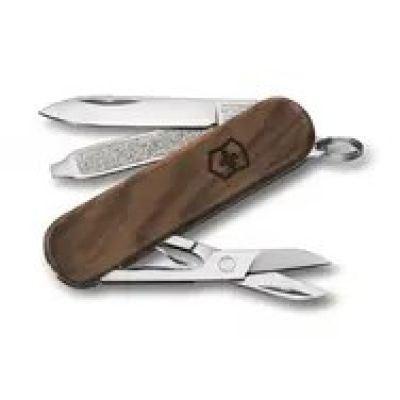 Victorinox Schweizer Taschenmesser Classic SD Wood, Multitool, 5 Funktionen