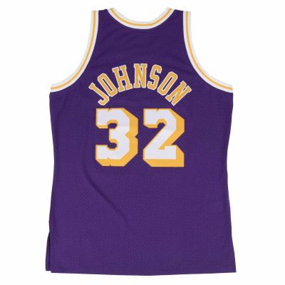 2. Mitchell & Ness Swingman Jersey NBA LA Los Angeles Lakers Magic Johnson - SMJYGS18176-LALPURP84EJH