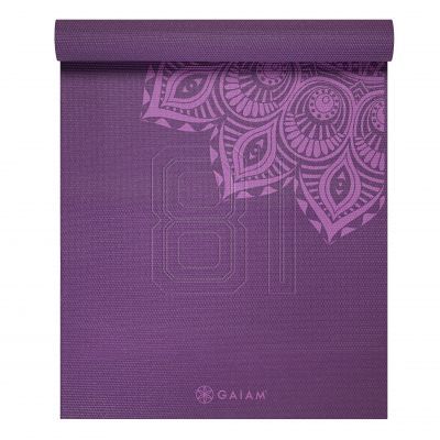 2. Lila Mandala Yogamatte 6mm GAIAM 62202