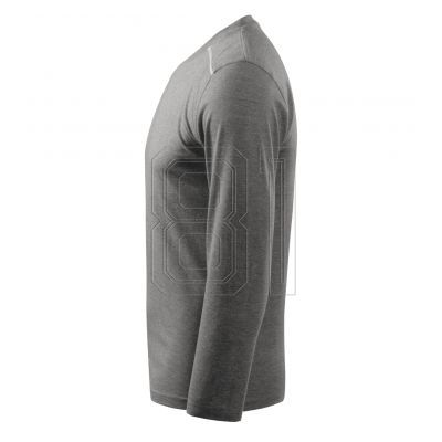 2. Mafini Langarm T-Shirt M MLI-11212 dunkelgrau meliert