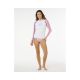 4. Damen Lycra RIP CURL Coastal Instinct UPF Langarmshirt, weiß