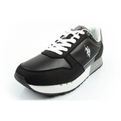 3. US Polo Assn Sportschuhe, Sneaker für Herren, modisch, bequem, schwarz