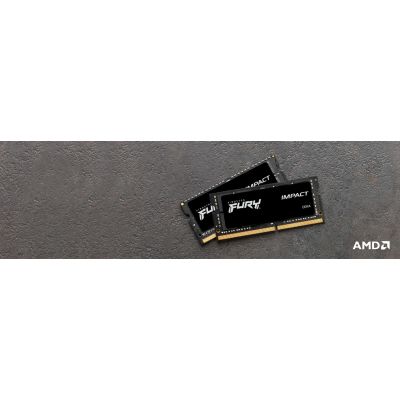 8. Kingston 32 GB 3200 MHz DDR4 CL20 SODIMM FURY Impact KF432S20IB/32