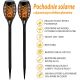 11. Solar-Taschenlampe mit tanzenden Flammen, 12 SMD-LEDs, 7 x 7 x 50 cm