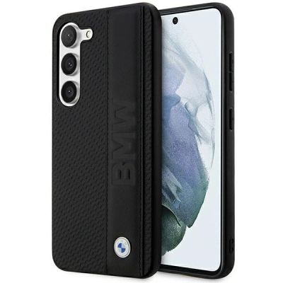 Koffer BMW BMHCS23M22RDPK S23+ S916 schwarz/schwarz Hartschalenkoffer Leder Struktur & Streifen