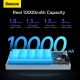 13. Baseus Adaman2 Powerbank mit Digitalanzeige 2x USB-A / 1x USB-C 10000mAh 30W - Weiß