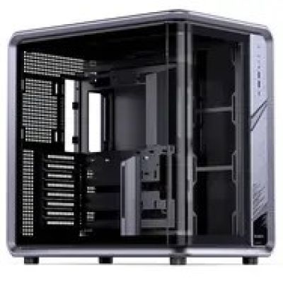 Jonsplus BO400CG PC-Gehäuse, Midi-Tower, ATX, gehärtetes Glas – Gunmetal Grey