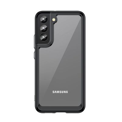 3. Outer Space Case für Samsung Galaxy S23+ Hülle mit flexiblem Rahmen schwarz