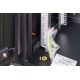 14. Digitus Unique 19" 20HE Wand-Netzwerkschrank 600x450 mm, Glastür, schwarz, ungeteilt, montiert, 100 kg