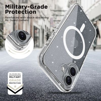 4. Tech-Protect FlexAir Hybrid MagSafe Hülle für iPhone 16 – transparent