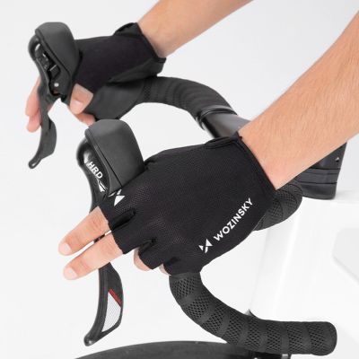 9. Wozinsky WRR-01L Fahrradhandschuhe Größe L - schwarz