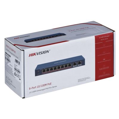 5. HIKVISION DS-3E0310HP-E PoE-Switch, 10 Ports
