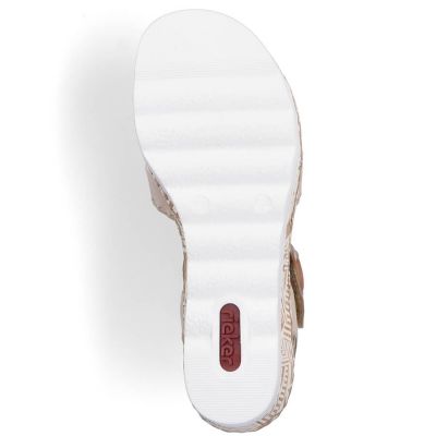 5. Bequeme Keilsandaletten Rieker W RKR595 beige