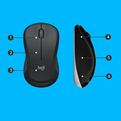 8. Logitech MK540 Advanced Tastatur und Maus (inkl. universeller Funkfernbedienung, QWERTZ-Tastatur, amerikanische und internationale Tastatur, schwarz)