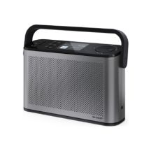 Sharp OSAKA DR-P540(GY) Tragbares digitales Stereo-Radio mit USB-Anschluss, Bluetooth, FM-Radio und drahtloser Verbindung