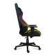 3. Huzaro Force 6.2 Schwarzer RGB-Gaming-Stuhl