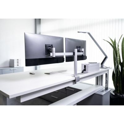 9. Robuster Monitorhalter/Ständer 508523, 68,6 cm (27 Zoll), Schreibtisch, Silber