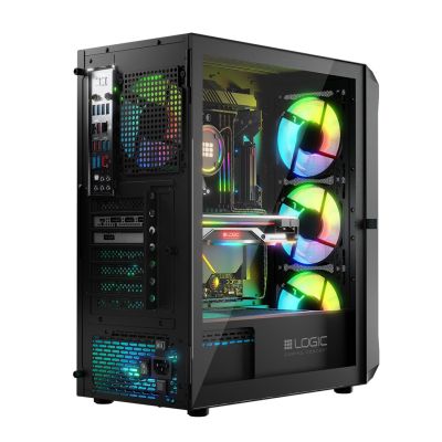 18. LOGIC LOGIC PORTOS ARGB MIDI USB 3.0 SCHWARZES GEHÄUSE