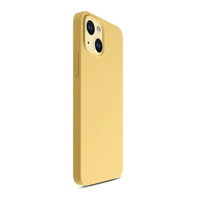 7. 3mk Hardy Silikon MagCase Hülle für iPhone 15 Plus - gelb