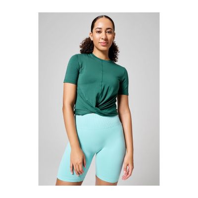 2. CASALL Delight Short Wrap Tee grün