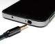 3. Wozinsky AUX-Kabel, abgewinkelt (Stecker-Stecker), Mini-Klinkenkabel, 2 m, Schwarz