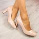 5. Sergio Leone W SK39J Pumps aus nacktem Lackleder