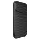 3. Nillkin Synthetic Fiber S Case iPhone 14 Pro Max Hülle mit Kameraabdeckung, schwarz