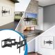 3. Manhattan Outdoor-TV-Wandhalterung, voll beweglich, 37–86 Zoll, 50 kg
