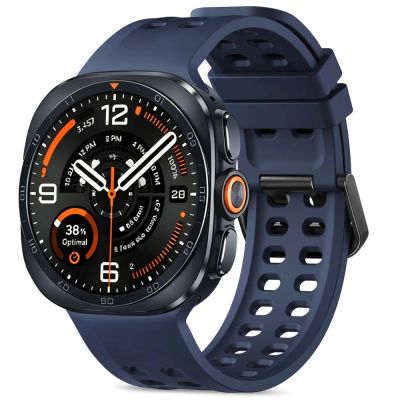 Tech-Protect Silikon-Air-Armband für Samsung Galaxy Watch Ultra 47 mm – Marineblau