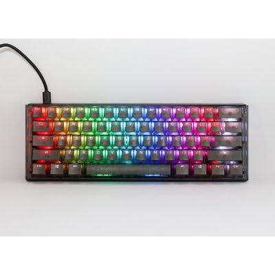 4. Ducky One 3 Aura Mini-Tastatur Gaming USB QWERTY Amerikanisches/Internationales Layout Schwarz