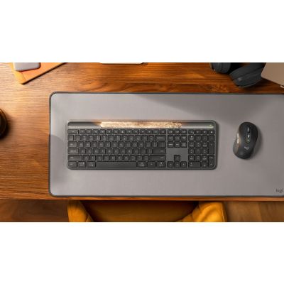 8. Logitech Signature Slim Solar+ K980 Tastatur Universal RF Wireless + Bluetooth QWERTZ Deutsch Graphit