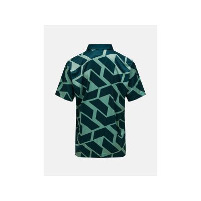 2. PEAK PERFORMANCE M Grafik-Polo-Herren-T-Shirt, Grün