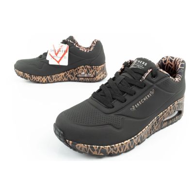 17. Skechers Uno-Loving Love Damen Sport-Sneaker modisch schwarz