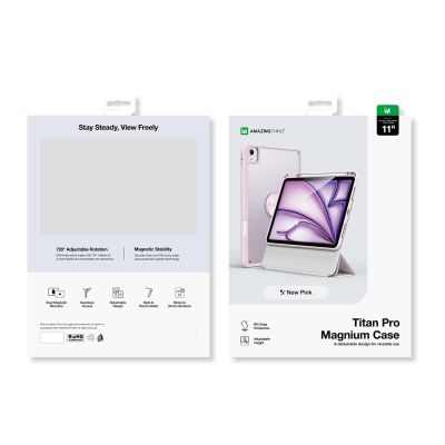 6. AmazingThing Titan Pro Mag Hülle für iPad Air 11" M3/M4 (2025/2026) - Pink