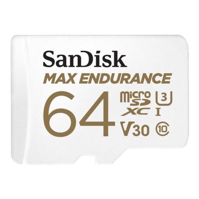 3. SANDISK MAX ENDURANCE microSDXC-Karte 64 GB mit Adapter