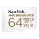 3. SANDISK MAX ENDURANCE microSDXC-Karte 64 GB mit Adapter