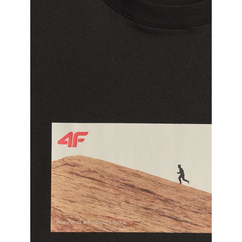 6. Herren-T-Shirt mit Aufdruck, regulär, Größe 4F 4FRSS26TTSHM4236-20S
