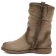 3. Gefütterte Damen-Ankle-Boots mit Rüschenoberteil, beige, M.Daszyńskie SA296-5
