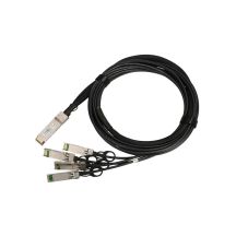 Extralink QSFP+ Kabel QSFP+ DAC DAC, 40 Gbit/s auf 4x 10 Gbit/s, 3 m, 30 AWG