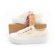 10. Lee Cooper Damen-Schnürsneakers beige Plateau
