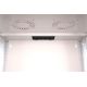 5. 19" 7U Wand-Netzwerkschrank, SOHO PRO 370 x 540 x 400 mm, Glastür, grau, unmontiert, 60 kg