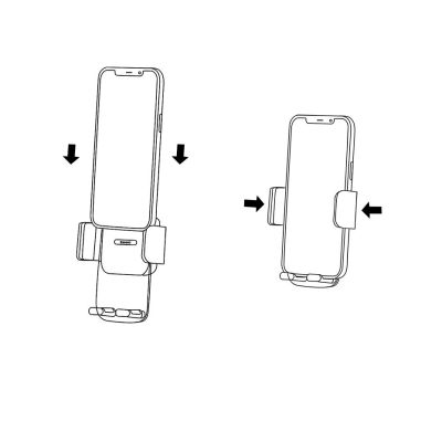 24. Baseus 2in1 Autohalterung für Cockpit und Lüftungsgitter schwarz (SUYK000001)