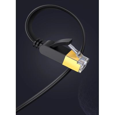 22. Ugreen Internet Netzwerkkabel Ethernet Patchkabel RJ45 Cat 7 STP LAN 10 Gbps 10m Schwarz (NW106 11265)